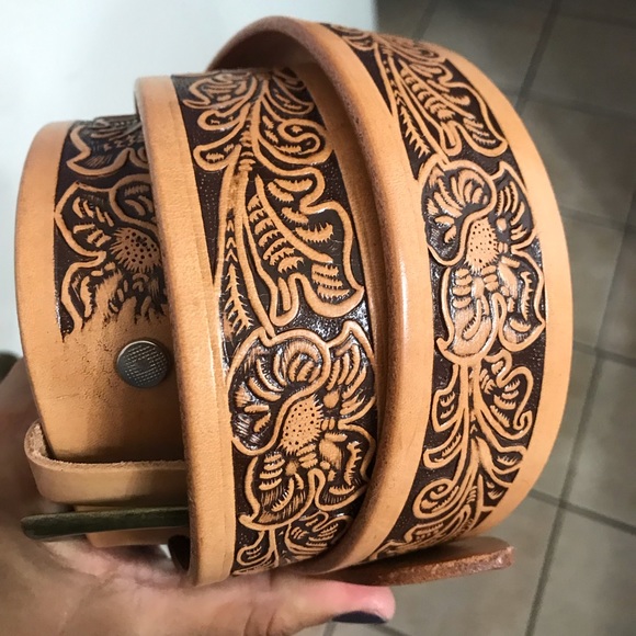 100% leather belt / cinturón - Picture 1 of 6